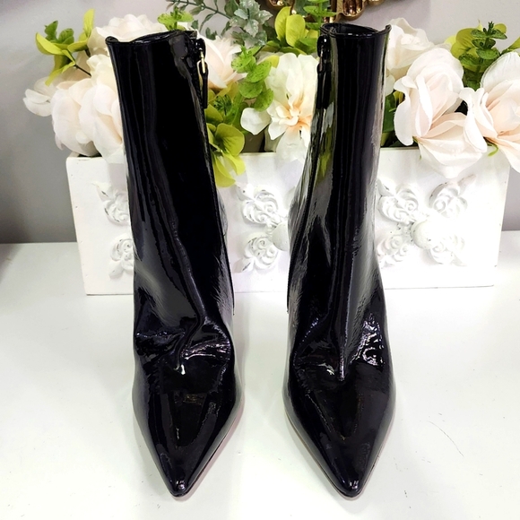 Stuart Weitzman Lucite 100 wedge booties size 4B - Picture 2 of 12